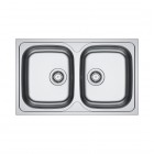 Franke Spark SKX 620-34-34/80 zlewozmywak stalowy 80x50 cm stal 101.0712.234