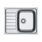 Franke Spark SKN 611-62/50 zlewozmywak stalowy 62x50 cm stal 101.0712.223