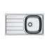 Franke Spark SKN 611-78/44 zlewozmywak stalowy 78x43,5 cm stal 101.0712.225