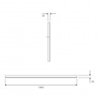 Koło Traffic lustro 120x65 cm z oświetleniem LED