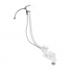 Omnires syfon wannowy z napełnianiem biały połysk TK132-PLUS-3.35+64-SBP