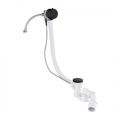 Omnires syfon wannowy z napełnianiem czarny mat TK132-PLUS-3.43+64-SBL Omnires syfon wannowy z napełnianiem czarny mat TK132-PLUS-3.43+64-SBL