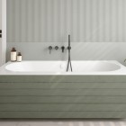 Oltens Molle bateria wannowa podtynkowa 4-otworowa grafit 34105400