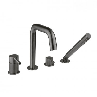 Oltens Molle bateria wannowa 4-otworowa grafit 34200400