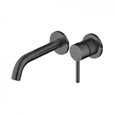 Oltens Molle bateria umywalkowa podtynkowa wylewka 17,6 cm grafit 32600400