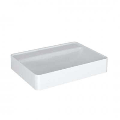 Krofam Vibe umywalka meblowa 60x45 cm biało-szara 146-0501