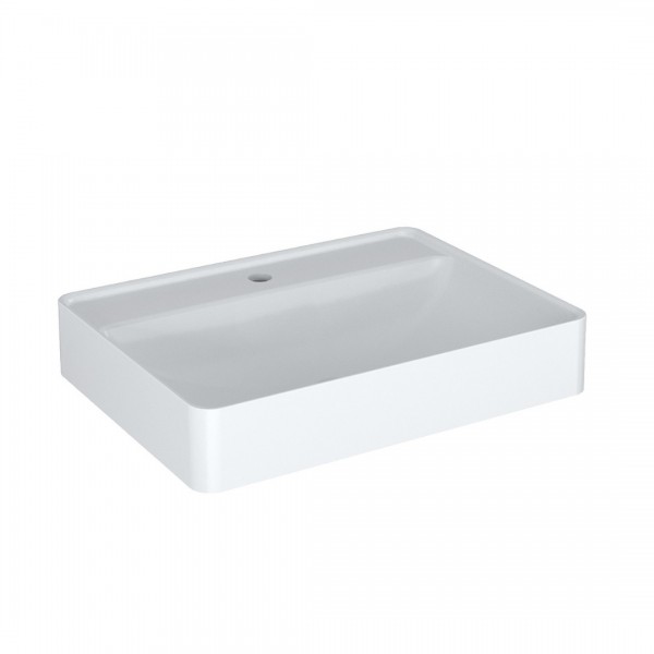 Krofam Vibe umywalka meblowa 60x45 cm biało-szara 146-0503