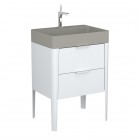 Krofam Vibe umywalka meblowa 60x45 cm beton 146-0523