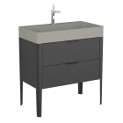 Krofam Vibe umywalka meblowa 80x45 cm beton 146-0524