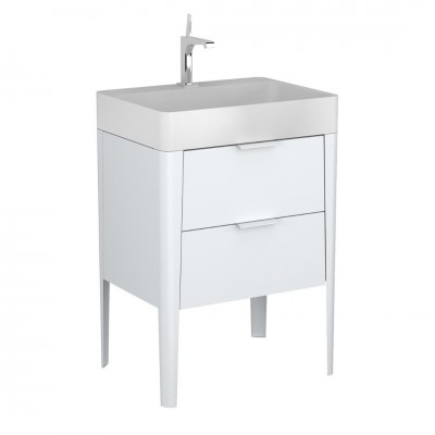 Krofam Vibe szafka podumywalkowa 60 cm biało-szara 146-0001