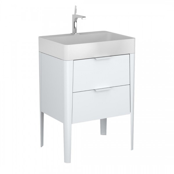 Krofam Vibe szafka podumywalkowa 60 cm biało-szara 146-0001
