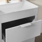 Krofam Vibe szafka podumywalkowa 60 cm biało-szara 146-0001