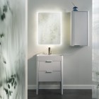 Krofam Vibe szafka podumywalkowa 60 cm biało-szara 146-0001