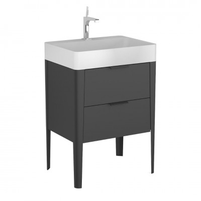 Krofam Vibe szafka podumywalkowa 60 cm czarny mat 146-0201