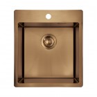 Deante Olfato zlewozmywak stalowy 45x50,5 cm brąz szczotkowany ZPO_C10A