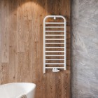 Deante Silia grzejnik łazienkowy 121x50 cm biały mat AGI_AG41