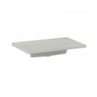 Krofam Edge umywalka meblowa 70x45,9 cm biało-szara 138-0500