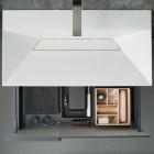 Krofam Edge umywalka meblowa 70x45,9 cm biało-szara 138-0500