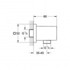 Grohe Euphoria Cube kolanko przyłączeniowe