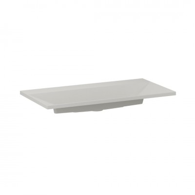 Krofam Edge umywalka meblowa 90x45,9 cm biało-szara 138-0501
