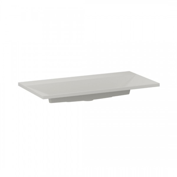 Krofam Edge umywalka meblowa 90x45,9 cm biało-szara 138-0501