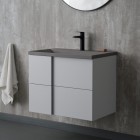 Krofam Edge umywalka meblowa 70x45,9 cm beton 138-0512
