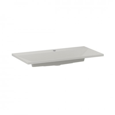 Krofam Edge umywalka meblowa 90x45,9 cm biało-szara 138-0503