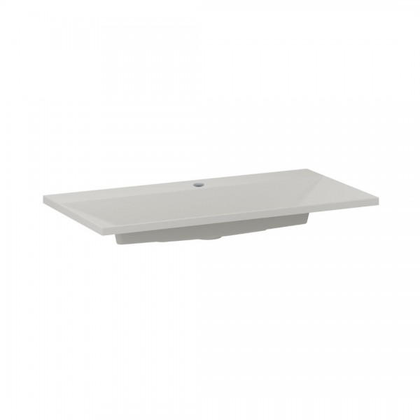 Krofam Edge umywalka meblowa 90x45,9 cm biało-szara 138-0503