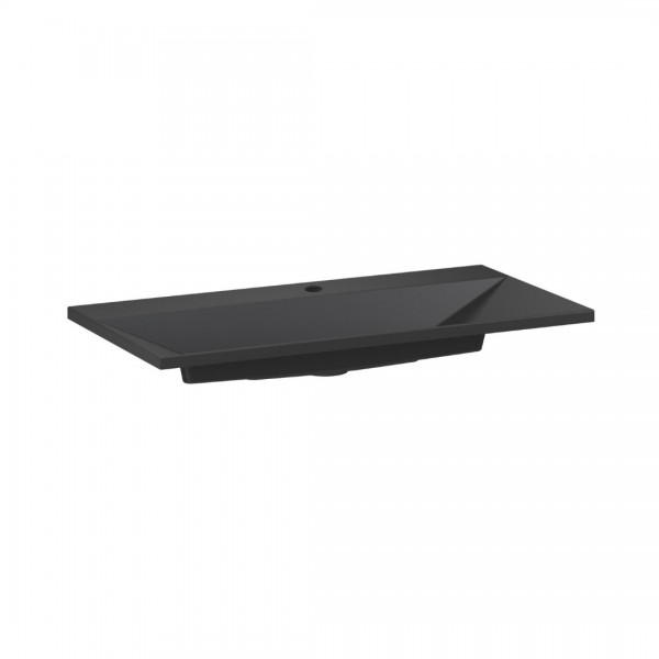 Krofam Edge umywalka meblowa 90x45,9 cm czarny mat 138-0523