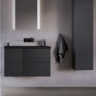 Krofam Edge szafka podumywalkowa 70 cm wisząca antracyt półmat 138-0001