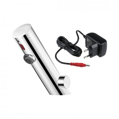 Deante Sense bateria elektroniczna umywalkowa z regulacją temperatury 230/6V stal polerowana BQR_P29V