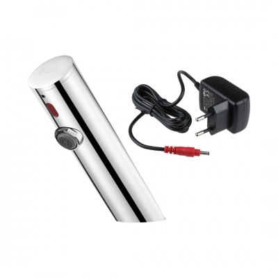 Deante Sense bateria elektroniczna umywalkowa do wody zmieszanej 230/6V stal polerowana BQR_P28V