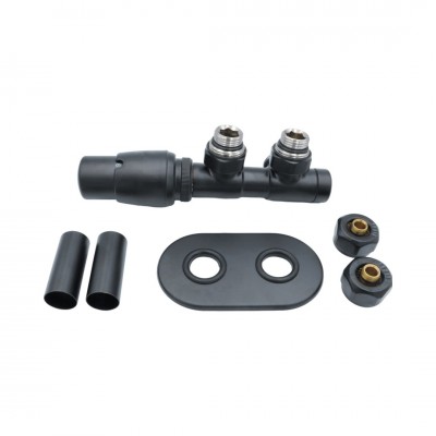 Deante zestaw termostatyczny zintegrowany grzejnikowy lewy titanium mat AGI_DZL1