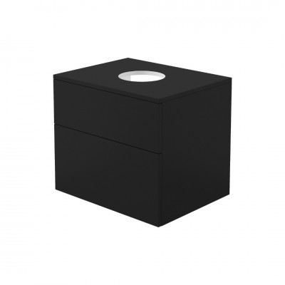 Deante Prizma szafka podumywalkowa 60 cm z blatem czarny mat SDI_NB61