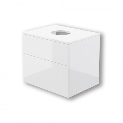 Deante Prizma szafka podumywalkowa 60 cm z blatem biały połysk SDI_6B61