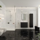 Deante Prizma szafka 160 boczna wisząca czarny mat SDI_NSL1