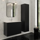 Deante Prizma szafka 160 boczna wisząca czarny mat SDI_NSL1