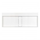 Deante Blur umywalka nablatowa 100x40 cm prostokątna alabaster CQB_AU1S