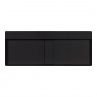 Deante Blur umywalka nablatowa 100x40 cm prostokątna czarny mat CQB_NU1S
