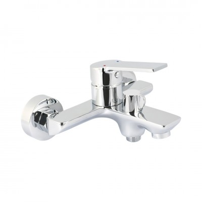 Deante Neo Loco bateria wannowa ścienna chrom BLC_010M