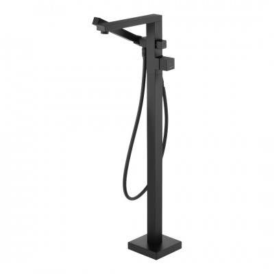 Deante Blur bateria wannowa wolnostojąca czarny mat BQL_N17M