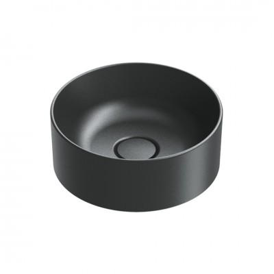 Catalano Zero umywalka nablatowa okrągła 32 cm czarny mat 0122320022