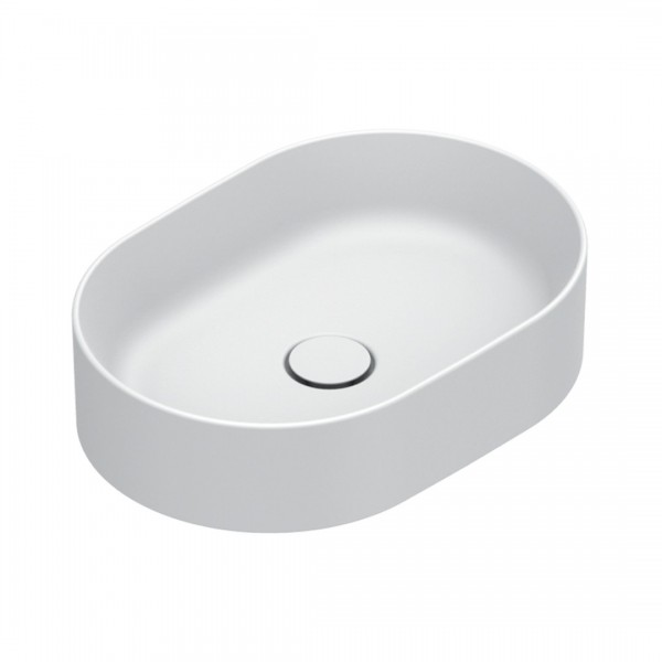 Catalano Zero umywalka nablatowa 50x35 cm owalna biały mat 0122500021