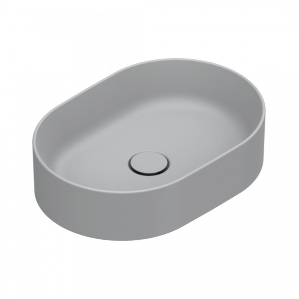 Catalano Zero umywalka nablatowa 50x35 cm owalna szary mat 0122500023