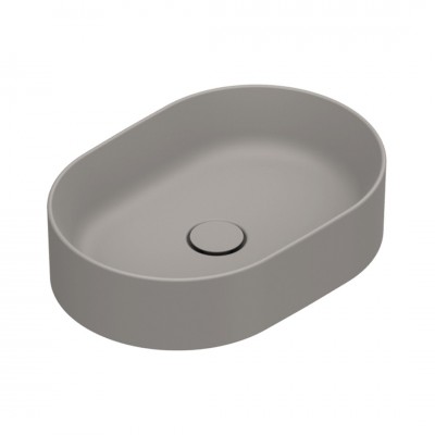 Catalano Zero umywalka nablatowa 50x35 cm owalna tortora mat 0122500032