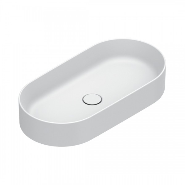 Catalano Zero umywalka nablatowa 70x35 cm owalna biały mat 0122700021