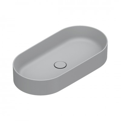 Catalano Zero umywalka nablatowa 70x35 cm owalna szary mat 0122700023