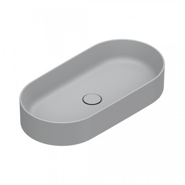 Catalano Zero umywalka nablatowa 70x35 cm owalna szary mat 0122700023