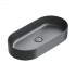Catalano Zero umywalka nablatowa 70x35 cm owalna czarny mat 0122700022