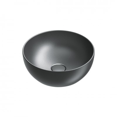 Catalano Green umywalka okrągła 40 cm nablatowa czarny mat 0423400022
